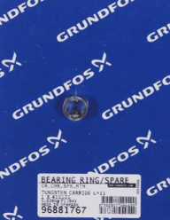 ACCESSORIES FOR GRUNDFOS PUMPS CR: BEARING RING TUNGSTEN CARBIDE 11 MM LENGTH PN 96881767