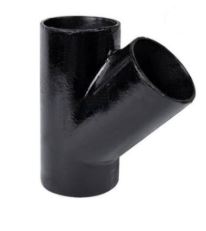 CARBON STEEL BUTT-WELD LATERAL TEE, 30°, 28", SCHEDULE STD, ASTM A234 WPB, ASME B16.9