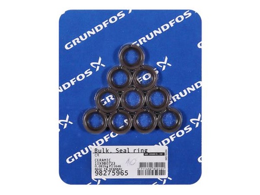 [PMP GRF 98275965] ACCESSOIRES POUR POMPES GRUNDFOS CR (GROUPAGE, QUANTITÉ 5 PCS): BAGUE D'ÉTANCHÉITÉ EN CÉRAMIQUE PN 98275965